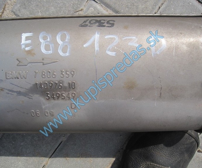Výfukové potrubie s tlmičom BMW E81 E82 E88 123d